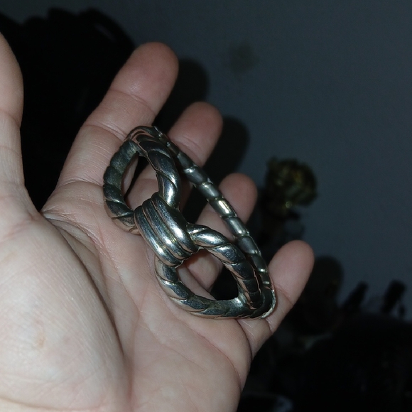Vintage Henged bangel braclet twisted rope design